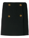 VERSACE BUTTON-EMBELLISHED PINAFORE SKIRT,A80504A22602912991620
