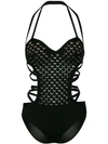 LA PERLA LA PERLA ONYX SWIMSUIT - BLACK,00123212194542