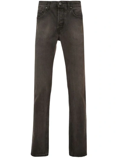 Yeezy Five-pocket Denim Jeans Black Brown