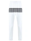 AMIR SLAMA STRIPED TRACK TROUSERS,981711728119