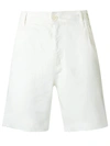 Amir Slama Raw Edges Shorts In White