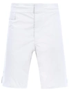 Amir Slama Mid Rise Swim Shorts In White