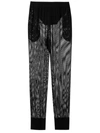 Amir Slama Mesh Trousers In Black