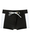 Amir Slama Panelled Drawstring Trunks In Black