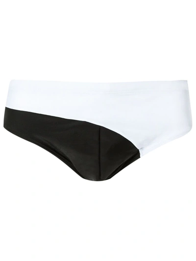 Amir Slama Bicolor Trunks In White