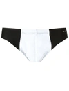 Amir Slama Bicolor Trunks In Black