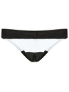 Amir Slama Bicolor Trunks In Black