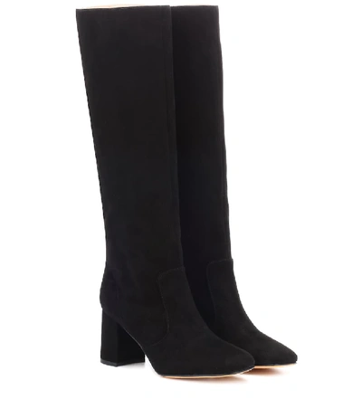 Maryam Nassir Zadeh Lune Suede Boots In Black
