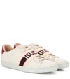 Gucci White New Ace Elastic Band Sneakers