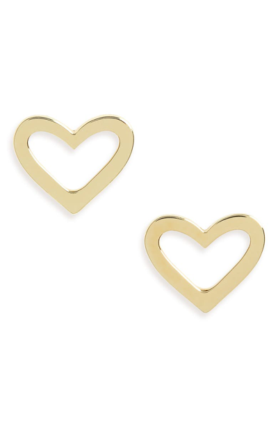 Roberto Coin 18k Yellow Gold Heart Earrings