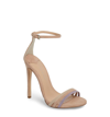 Tony Bianco Aroma Strappy Sandal In Blush Suede