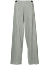 CHRISTOPHER ESBER CHRISTOPHER ESBER STRIPED WIDE LEG TROUSERS - GREY,RST18P0612967047