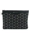 JIMMY CHOO DEREK CLUTCH BAG,DEREKSBLS12990351