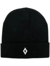 MARCELO BURLON COUNTY OF MILAN MARCELO BURLON COUNTY OF MILAN CROSS BEANIE HAT - BLACK,CMLC003E18860080100112998842