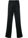 Dsquared2 Sequin Stripe Track Pants In Black