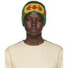 GUCCI GUCCI GREEN AND RED STRIPE GG HEAD BAND