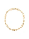 AMBUSH GOLD PADLOCK LINK NECKLACE,AMBPT685GOLD12693356