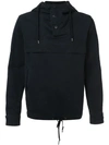321 Layered Jersey Hoodie In Blue