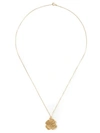 AURELIE BIDERMANN AURELIE BIDERMANN MINI 'CLOVER' NECKLACE - METALLIC,TRECO02G10958281