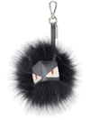 FENDI FENDI MONSTER CUBE CHARM - BLACK