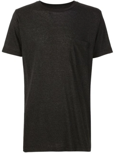 321 Chest Pocket T-shirt In Black