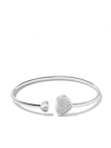 CHOPARD 18KT WHITE GOLD HAPPY HEARTS DIAMOND BANGLE,857482190912916511