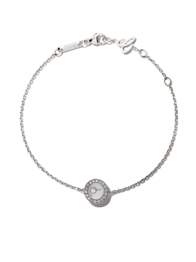 Chopard 18kt White Gold Happy Diamonds Icons Bracelet