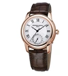 FREDERIQUE CONSTANT FC710MC4H4 CLASSIC GOLD-PLATED AND LEATHER UNISEX WATCH,757-10095-FC710MC4H4