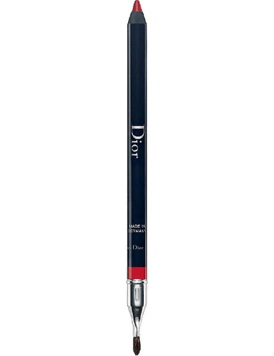 Dior Rouge Contour Lip Liner In 999 Rouge