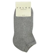 FALKE WOMEN'S 3399 GREY MIX COSY TRAINER SOCKS