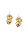 DELFINA DELETTREZ 9KT YELLOW GOLD TO BEE OR NOT TO BE EARRING,GRD5025A12839686