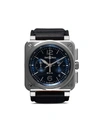 Bell & Ross Br 03-94 Blue Steel 42mm In Blue B Blue
