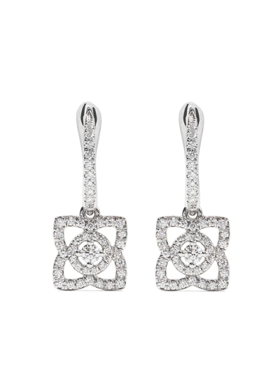 De Beers 18kt White Gold Enchanted Lotus Diamond Sleeper