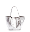 PROENZA SCHOULER EXTRA LARGE METALLIC LEATHER TOTE - METALLIC,H00564-L035P