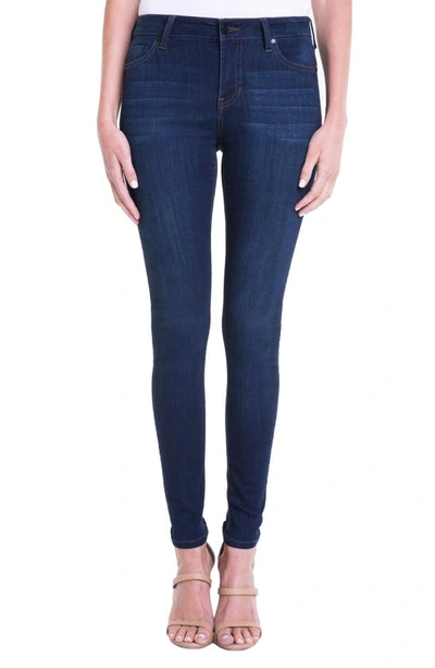 Liverpool Abby Mid Rise Soft Stretch Skinny Jeans In Griffith Super Dark