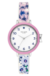 KATE SPADE PARK ROW SILICONE STRAP WATCH, 34MM,KSW1446
