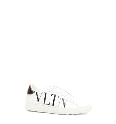 Valentino Garavani Vltn Open Low-top Sneakers In White