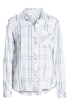 Rails Hunter Plaid Shirt In White Bay