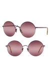 BURBERRY 54MM ROUND SUNGLASSES - VIOLET GRADIENT,BE310154-YZ