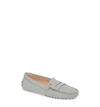 Tod's Glitter Gommini Moccasino Loafer In Silver Glitter