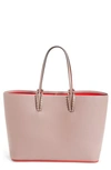 Christian Louboutin Cabata Calfskin Leather Tote - Purple In Antic/ Antic