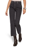 REFORMATION ROPER CROP STRAIGHT LEG JEANS,ROPER
