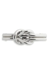 L. ERICKSON NAUTICAL KNOT METAL BARRETTE,LI5711