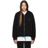 BALENCIAGA BALENCIAGA BLACK MINI LOGO ZIP HOODIE