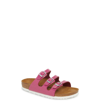 Birkenstock 'florida' Soft Footbed Sandal In Graceful Magenta Haze Leather