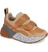 Stella Mccartney Eclypse Hook-and-loop Sneaker In Beige/ Pink
