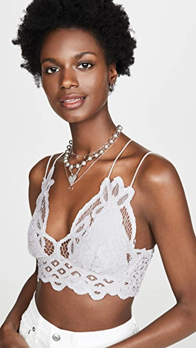 Free People Adella lace bralette in black