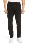 Ag Everett Sud Slim Straight Fit Pants In Super Black