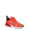 Nike Men's Air Max 270 Casual Shoes, Red In Habanero Red/ Black/ White