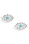 ANZIE DEW DROP EVIL EYE EARRINGS,4043SEVT